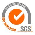 Logo SGS - Certification ISO 9001:2008