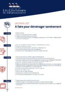Checklist Demenagement Les Gentlemen du Demenagement page 1