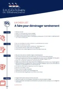 Checklist Demenagement Les Gentlemen du Demenagement page 1