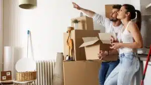 couple déménagement